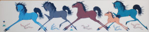 "Horse Mural" - Pop Chalee - Albuquerque Sunport Art Program