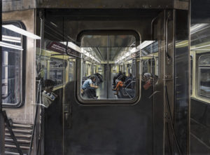 "The L Train" - Richard Estes - Marlborough Gallery New York