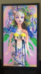 A still of Katie Torn's digital work displayed at MCA Denver as part of "Bodaciousss." Click link below to see in real time.
