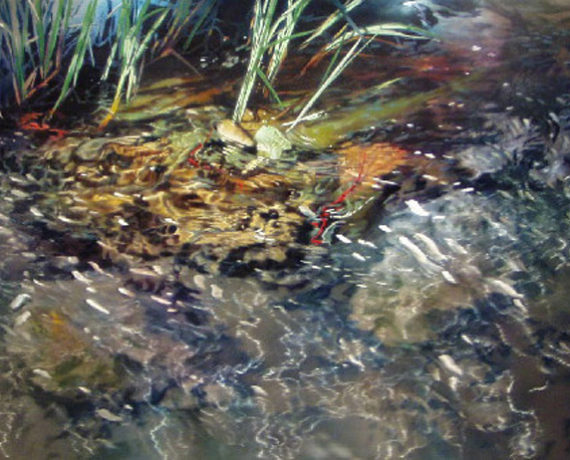 The Ripple Effect – David T. Kessler – Acrylic Painting on Aluminum